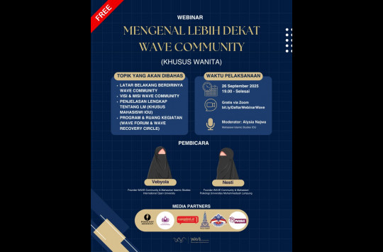 Webinar Perdana WAVE Community: Menguatkan Perempuan, Memutus Rantai Radikalisme